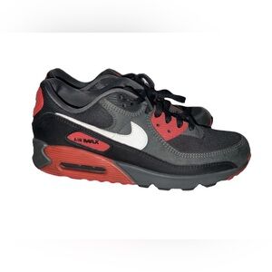 Nike Air Max 90 Anthracite Mystic Red Black FB9658-001 Men's Size 9.5